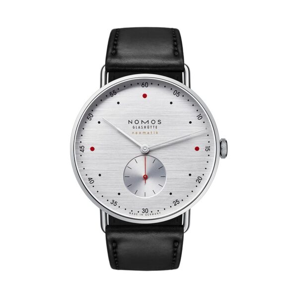 Nomos Glashütte Unisexuhr Metro neomatik 39 silvercut 1114