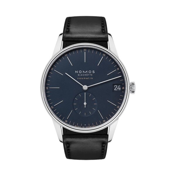 Nomos Glashütte Unisexuhr Orion neomatik 41 Datum nachtblau 363