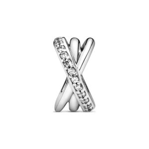 Pandora Charm Timeless Funkelnde und Polierte Linien Zwischenelement 791994CZ