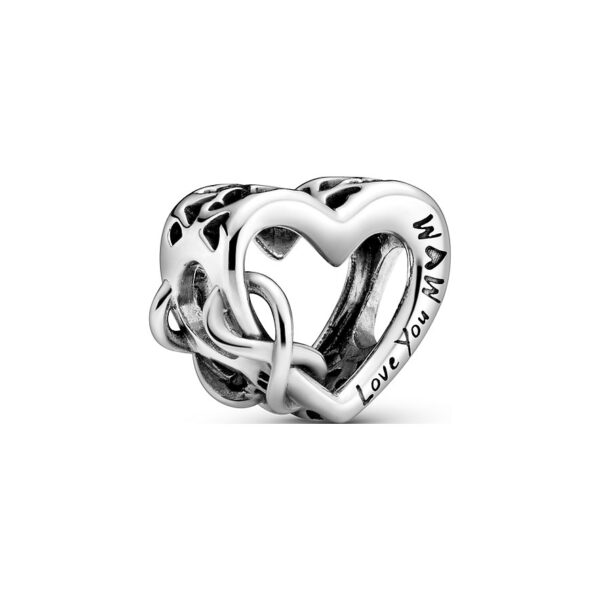 Pandora Charm Moments „Love You Mum“ Unendlichkeits-Herz 798825C00