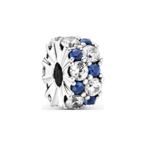 Pandora Charm Timeless Klarer & blau funkelnder Clip 799171C01