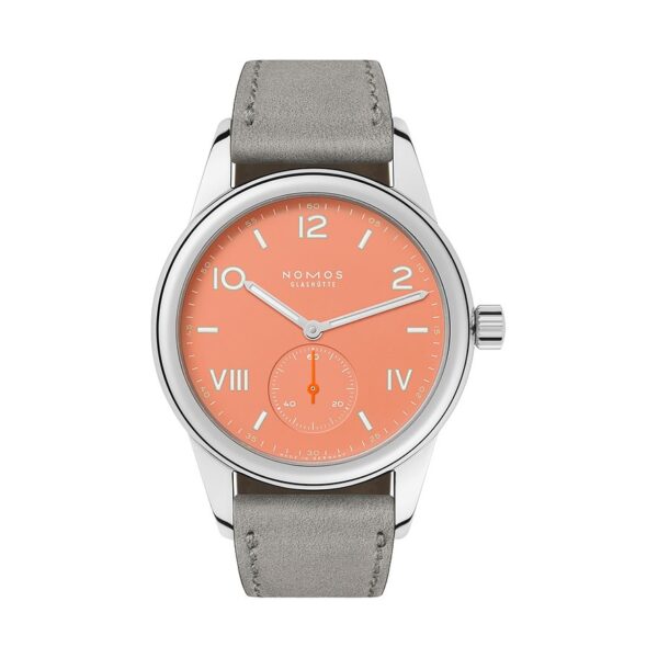 Nomos Glashütte Unisexuhr Club Campus cream coral 714