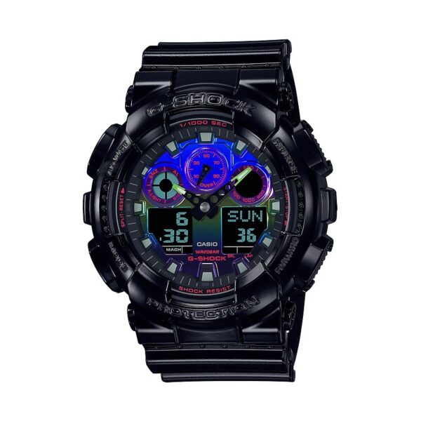 Casio Herrenuhr Classic GA-100RGB-1AER